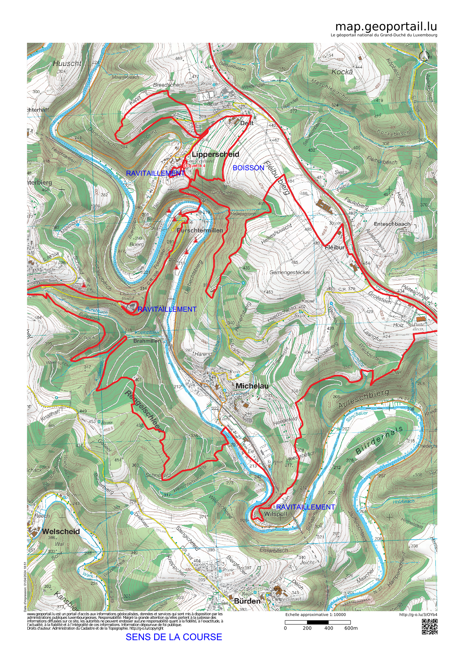 Waletrail 2025 - Parcours 23,5 km